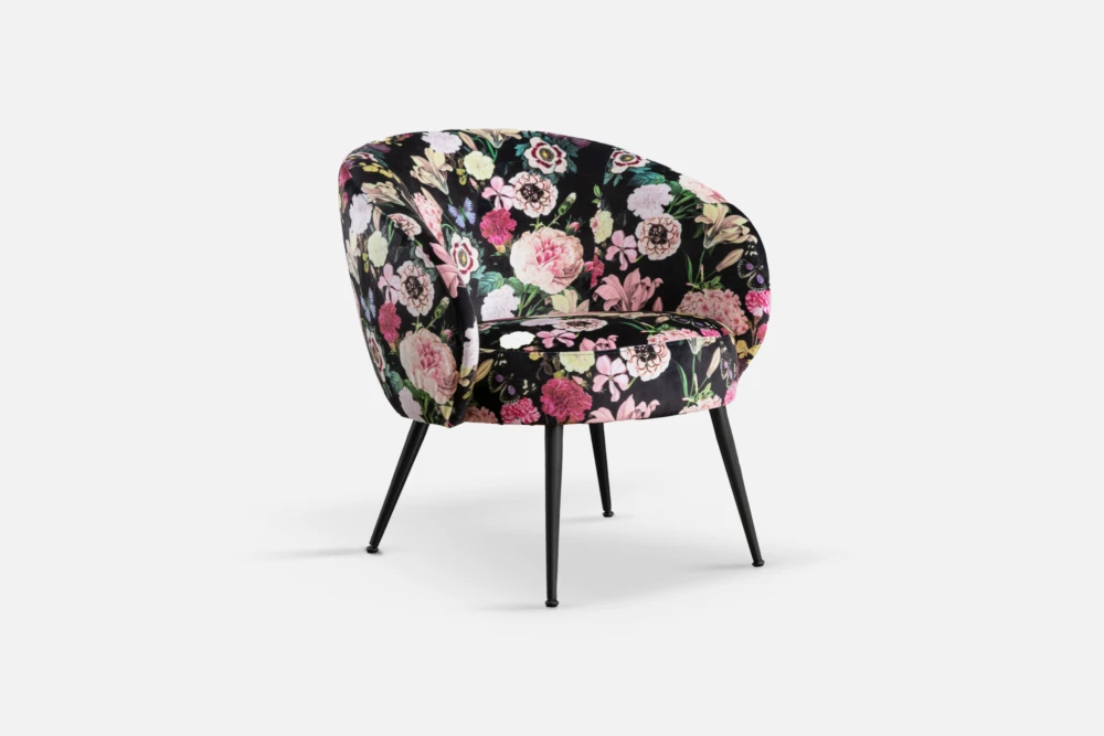 Chic floral chair, featuring a vibrant and elegant floral pattern that adds a pop of colour and personality to any room. Explore our floral chair collection at Bradfords, Auckland, New Zealand. 

Comfortable fabric armchair, offering softness and style for your living room or reading nook. Discover our fabric armchair options at Bradfords, Auckland, New Zealand